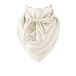 Off White Wild Rage Large Scarf 23x23 Inches Silk Feel Polyester Western Accesso